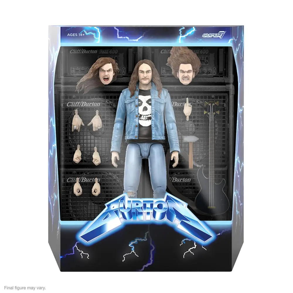 Metallica Ultimates Actionfigur Cliff Burton 18 cm Produktfoto