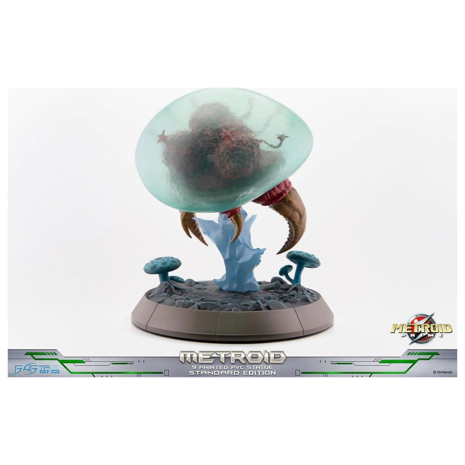 Metroid Prime PVC Figur Metroid (Standard) (Glow in the Dark) 21 cm Produktfoto