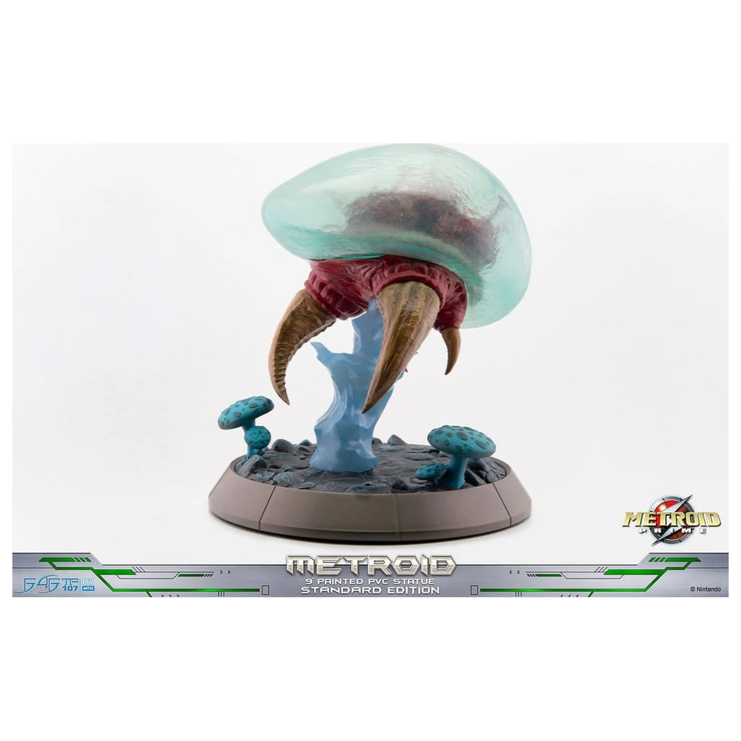 Metroid Prime PVC Figur Metroid (Standard) (Glow in the Dark) 21 cm Produktfoto