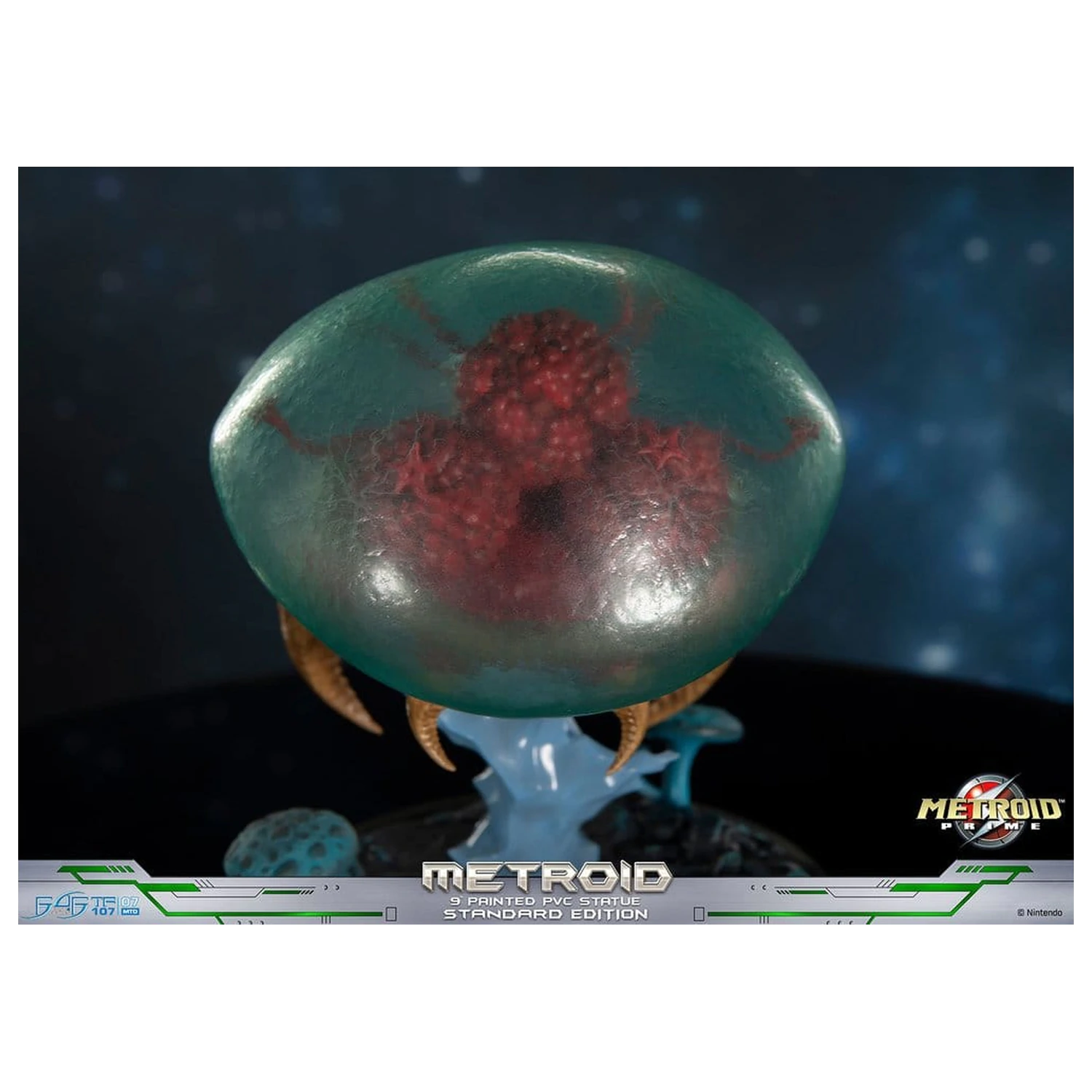 Metroid Prime PVC Figur Metroid (Standard) (Glow in the Dark) 21 cm Produktfoto