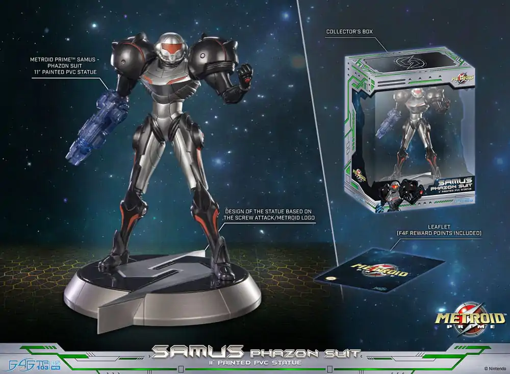 Metroid Prime PVC-Statue Samus Phazon Suit Standard Edition 28 cm Produktfoto