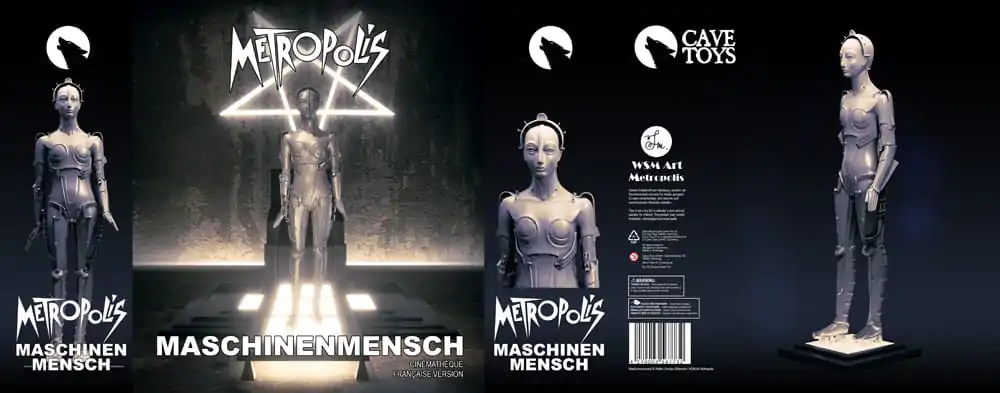 Metropolis Resin Statue 1/10 Maschinenmensch C.F.M. 19 cm Produktfoto