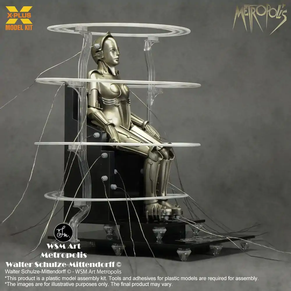 Metropolis Plastic Model Kit 1/8 Maschinenmensch Seated Ver. 18 cm termékfotó