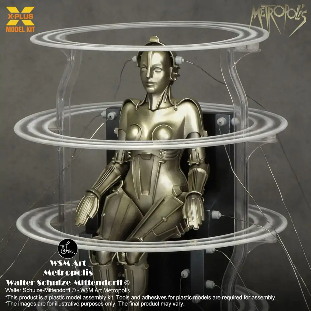 Metropolis Plastic Model Kit 1/8 Maschinenmensch Seated Ver. 18 cm termékfotó