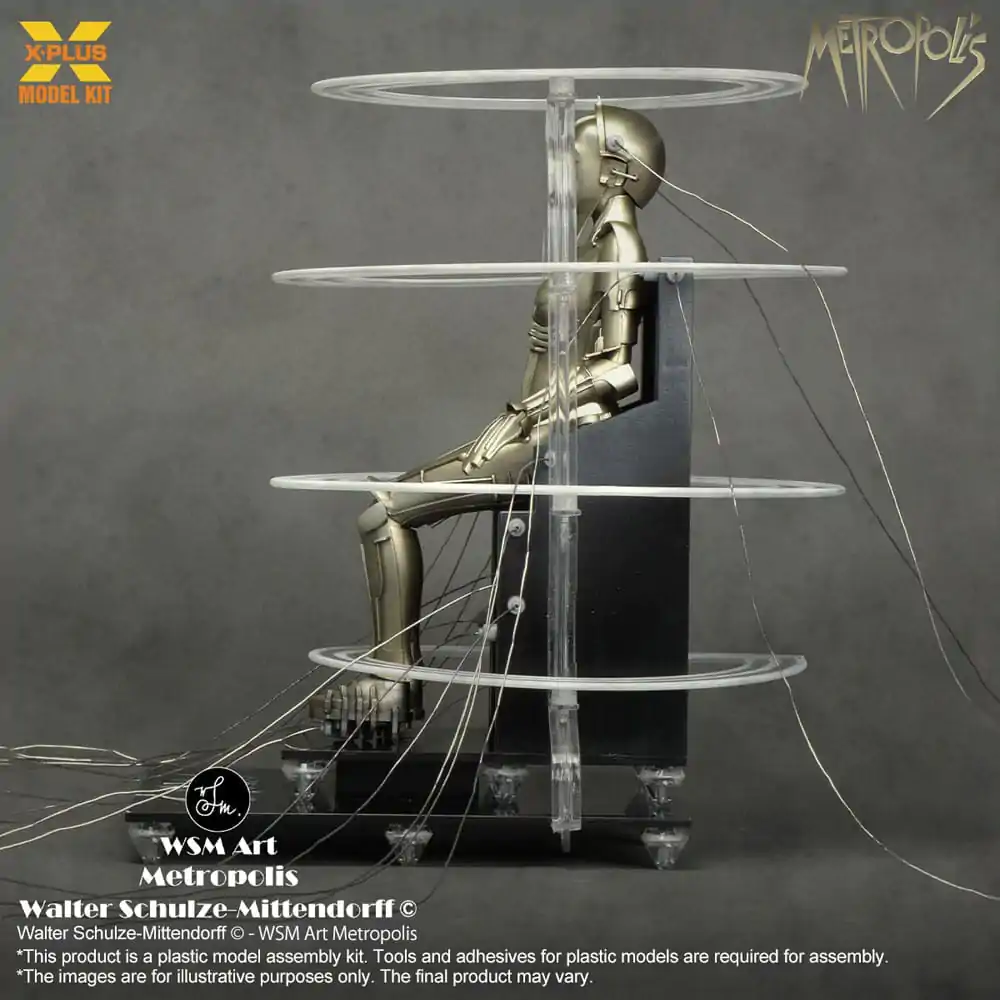 Metropolis Plastic Model Kit 1/8 Maschinenmensch Seated Ver. 18 cm termékfotó