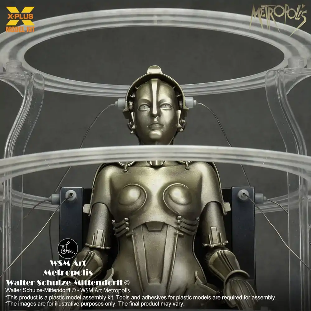 Metropolis Plastic Model Kit 1/8 Maschinenmensch Seated Ver. 18 cm termékfotó