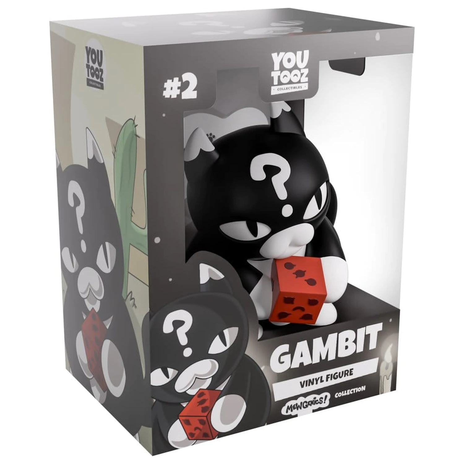 Mewgenics Vinyl Figur Gambit 9 cm Produktfoto