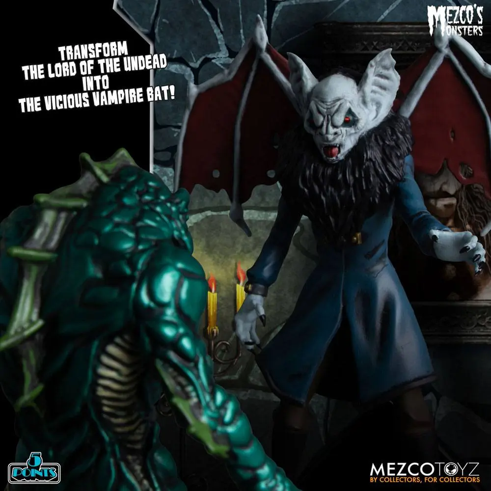 Mezco's Monsters 5 Points Actionfiguren Tower of Fear Deluxe Box Set 9 cm termékfotó