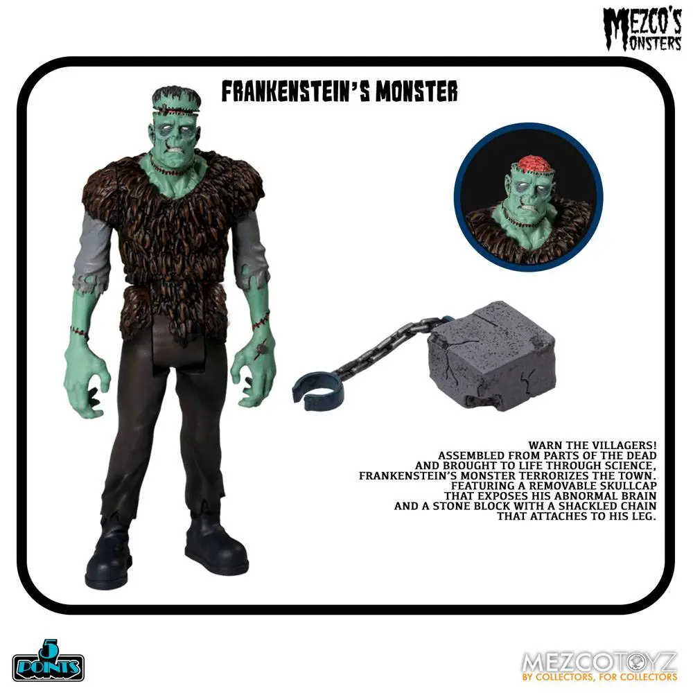 Mezco's Monsters 5 Points Actionfiguren Tower of Fear Deluxe Box Set 9 cm termékfotó