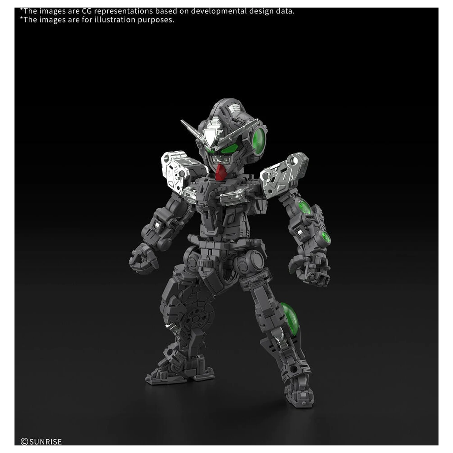MGSD 00 Raiser Mobile Suit Gundam 00 Master Grade SD Modellbausatz Produktfoto