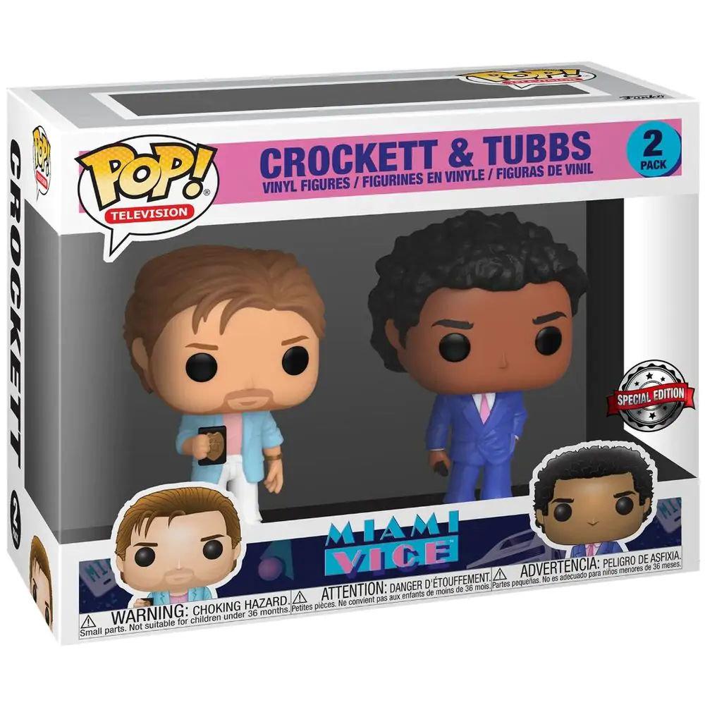 Miami Vice POP! Vinyl Figuren 2er-Pack Crockett & Tubbs 9 cm termékfotó