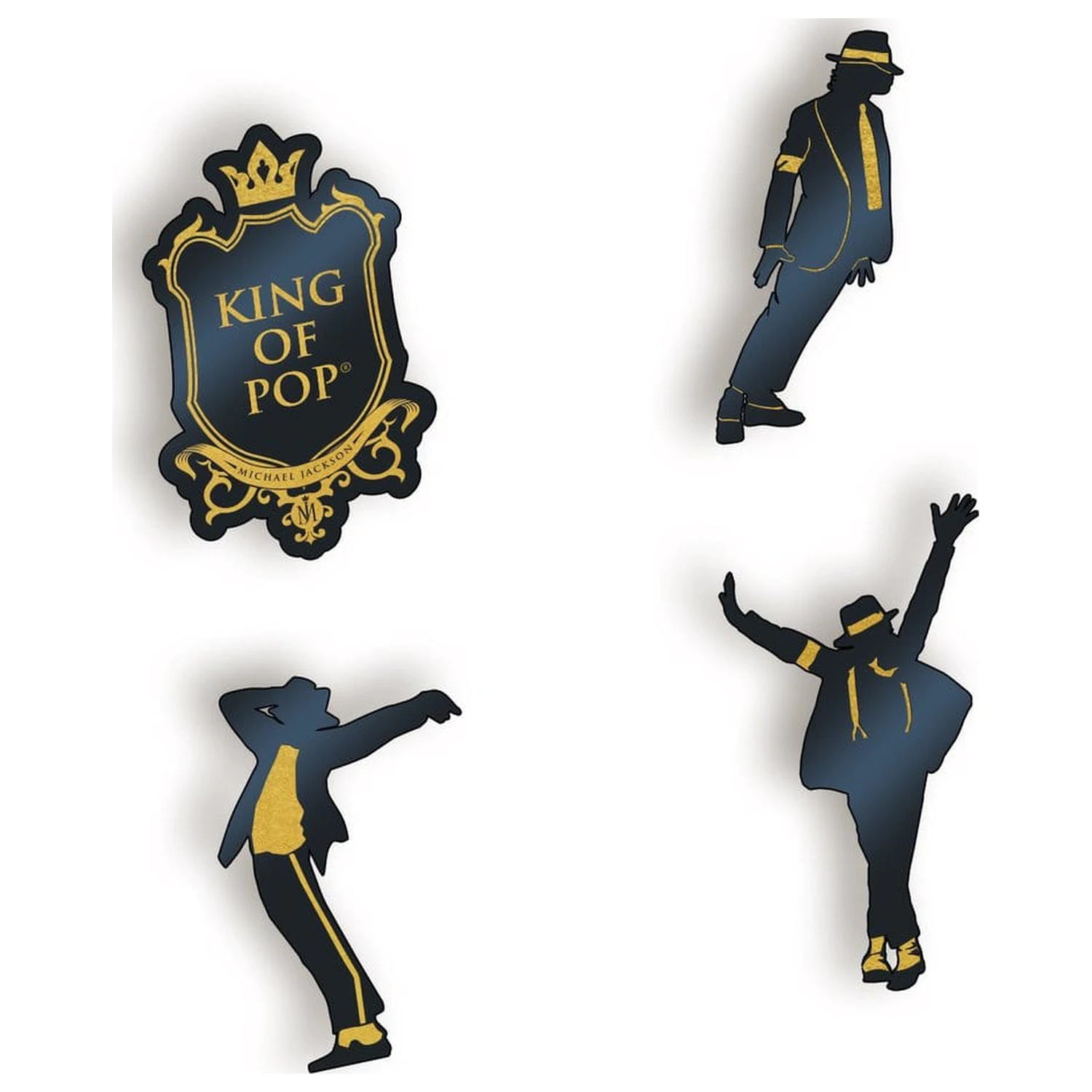 Michael Jackson Pin Badges Set Produktfoto
