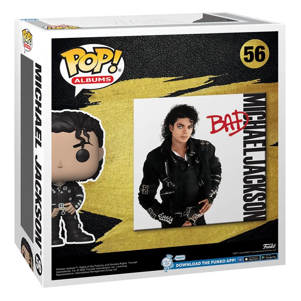 Michael Jackson POP! Albums Vinyl Figur Bad 9 cm termékfotó