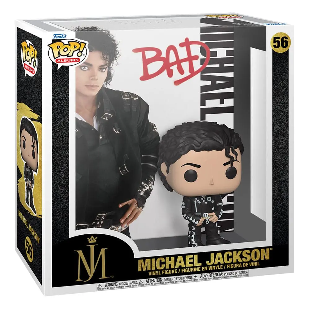 Michael Jackson POP! Albums Vinyl Figur Bad 9 cm termékfotó