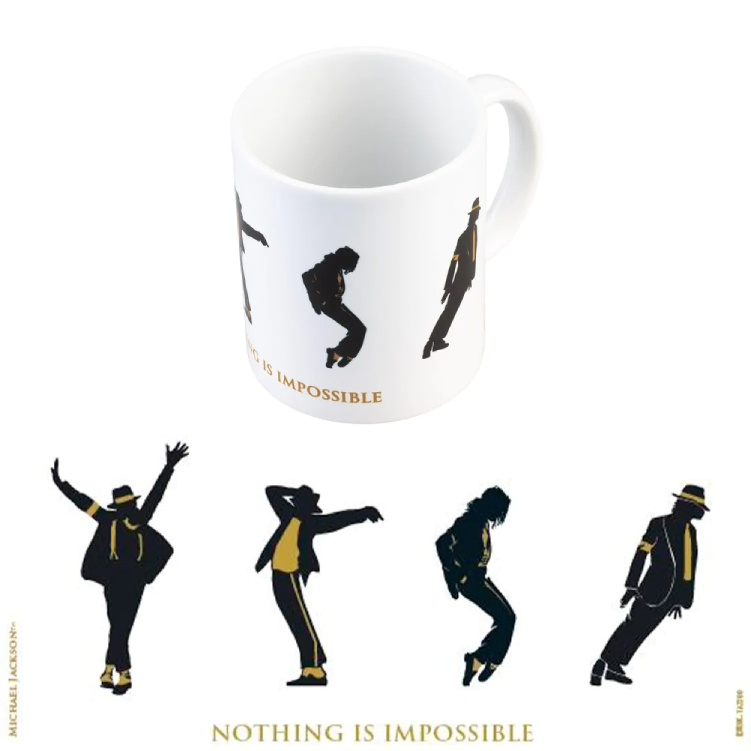 Michael Jackson Tasse Nothing is Impossible 350 ml Produktfoto