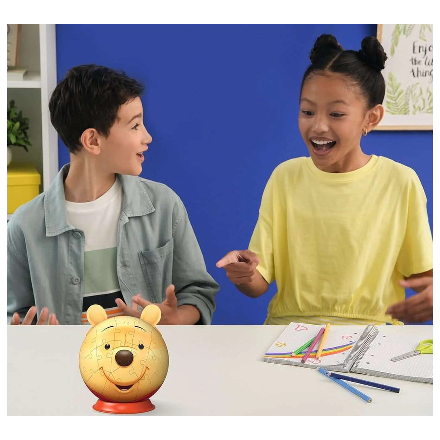 Winnie the Pooh 3D Puzzle Ball mit Ohren (77 Teile) Produktfoto