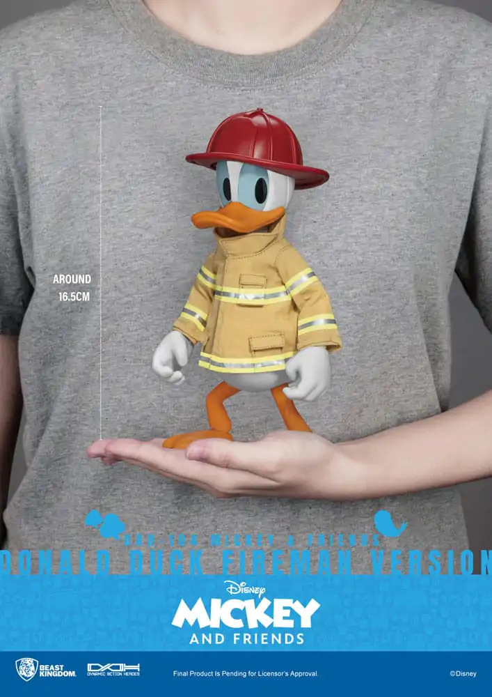 Mickey & Friends Dynamic 8ction Heroes Actionfigur 1/9 Donald Duck Fireman Ver. 24 cm termékfotó