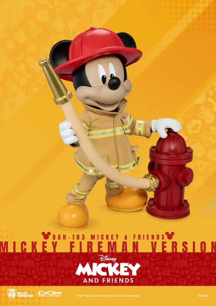 Mickey & Friends Dynamic 8ction Heroes Actionfigur 1/9 Mickey Fireman Ver. 24 cm termékfotó