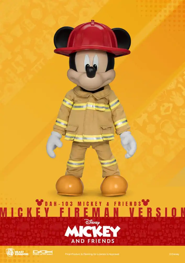Mickey & Friends Dynamic 8ction Heroes Actionfigur 1/9 Mickey Fireman Ver. 24 cm termékfotó