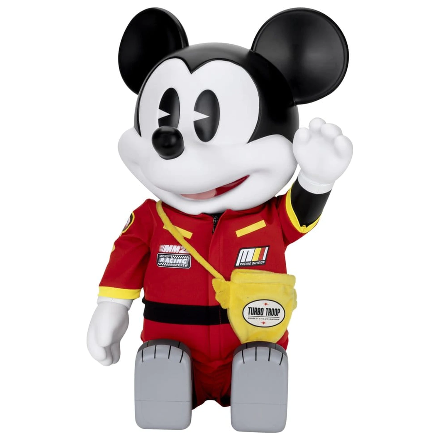 Mickey and Friends Vinyl Sparbüchse SYAKING-BANG!! Funktionsfigur Rennwagen Micky 48 cm Produktfoto
