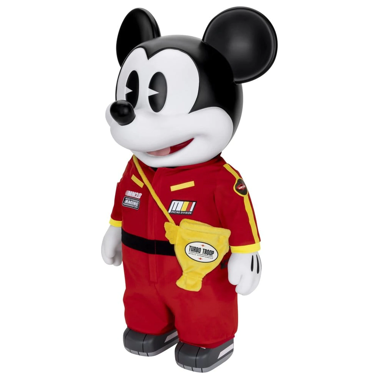 Mickey and Friends Vinyl Sparbüchse SYAKING-BANG!! Funktionsfigur Rennwagen Micky 48 cm Produktfoto