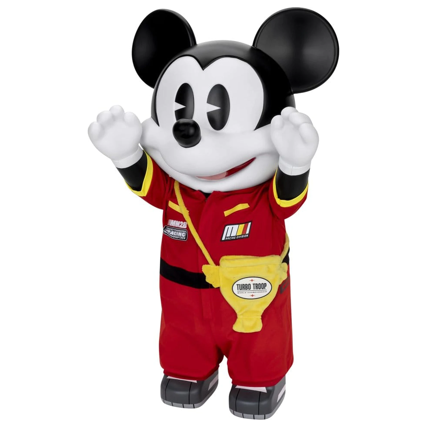 Mickey and Friends Vinyl Sparbüchse SYAKING-BANG!! Funktionsfigur Rennwagen Micky 48 cm Produktfoto
