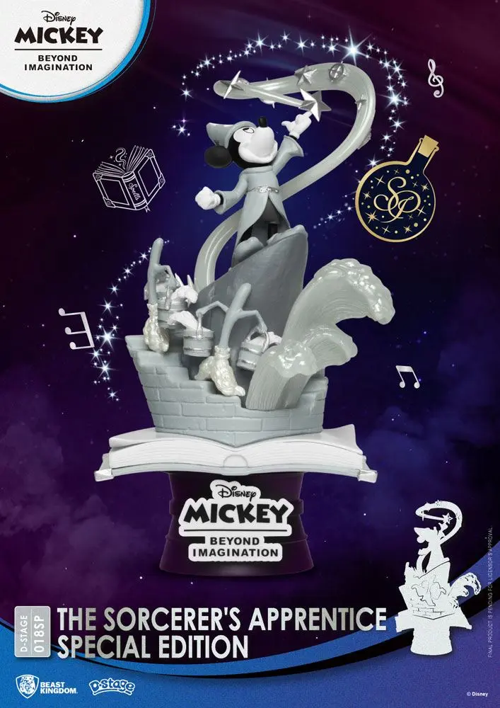 Mickey Beyond Imagination D-Stage PVC Diorama The Sorcerer's Apprentice Special Edition 15 cm Produktfoto