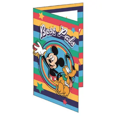 Mickey Mouse Grußkarte und Umschlag termékfotó
