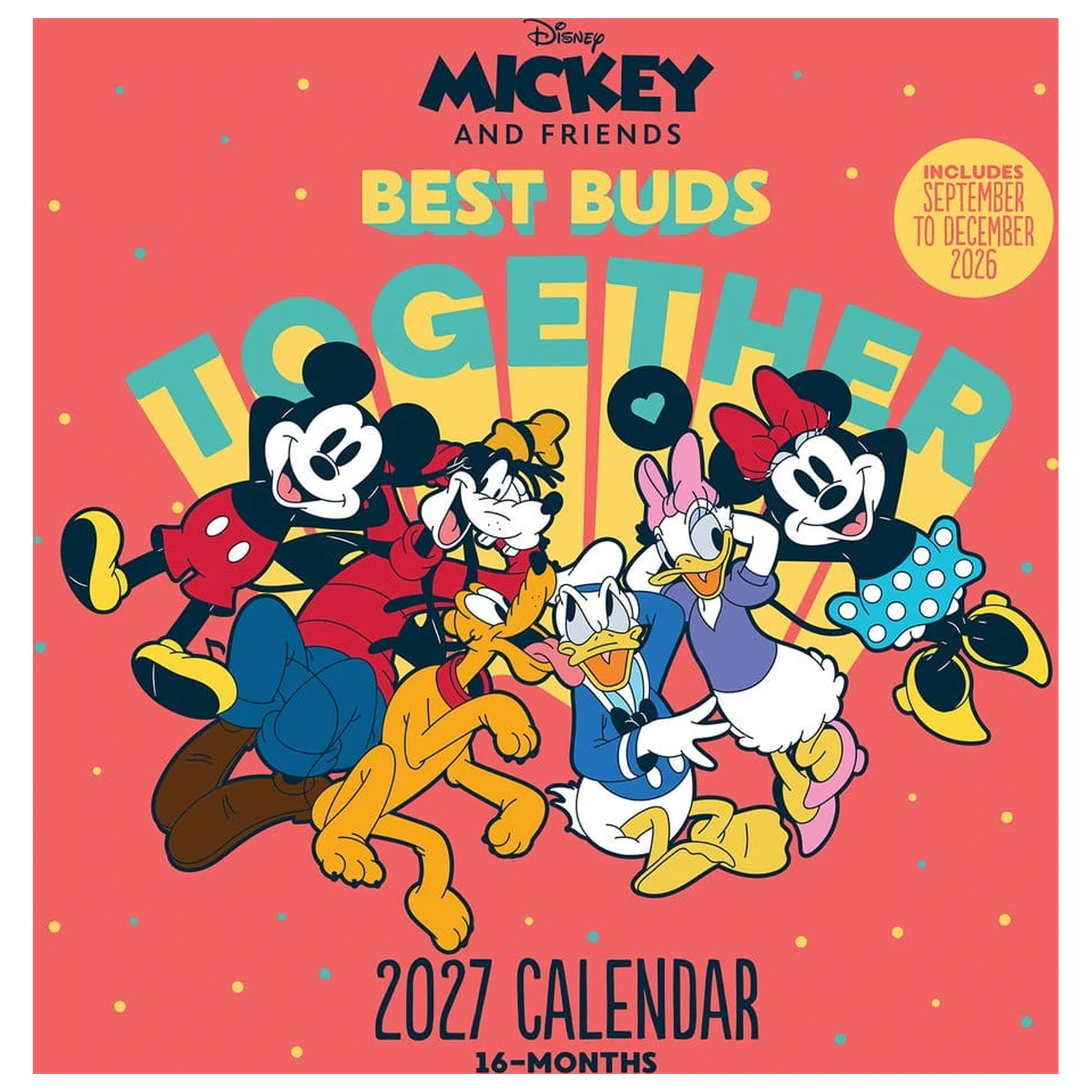 Mickey & Friends Kalender 2027 30 x 30 cm Produktfoto