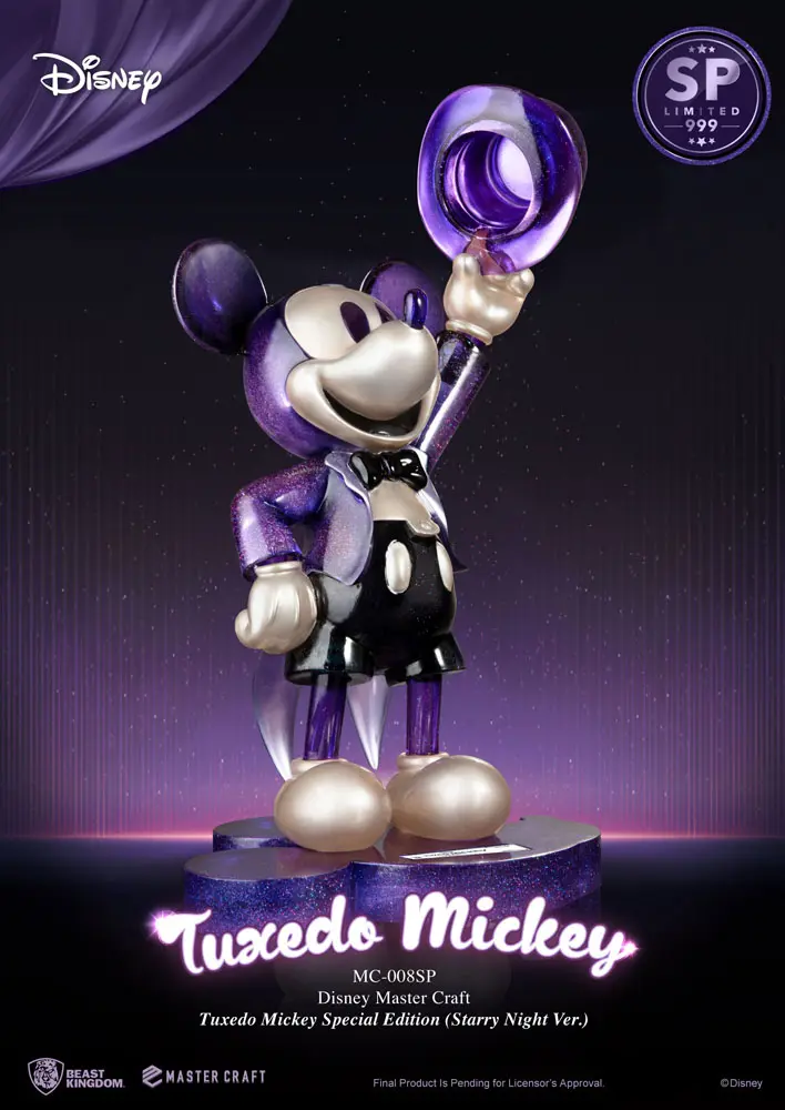 Micky Maus Master Craft Statue 1/4 Tuxedo Mickey Special Edition Starry Night Ver. 47 cm termékfotó