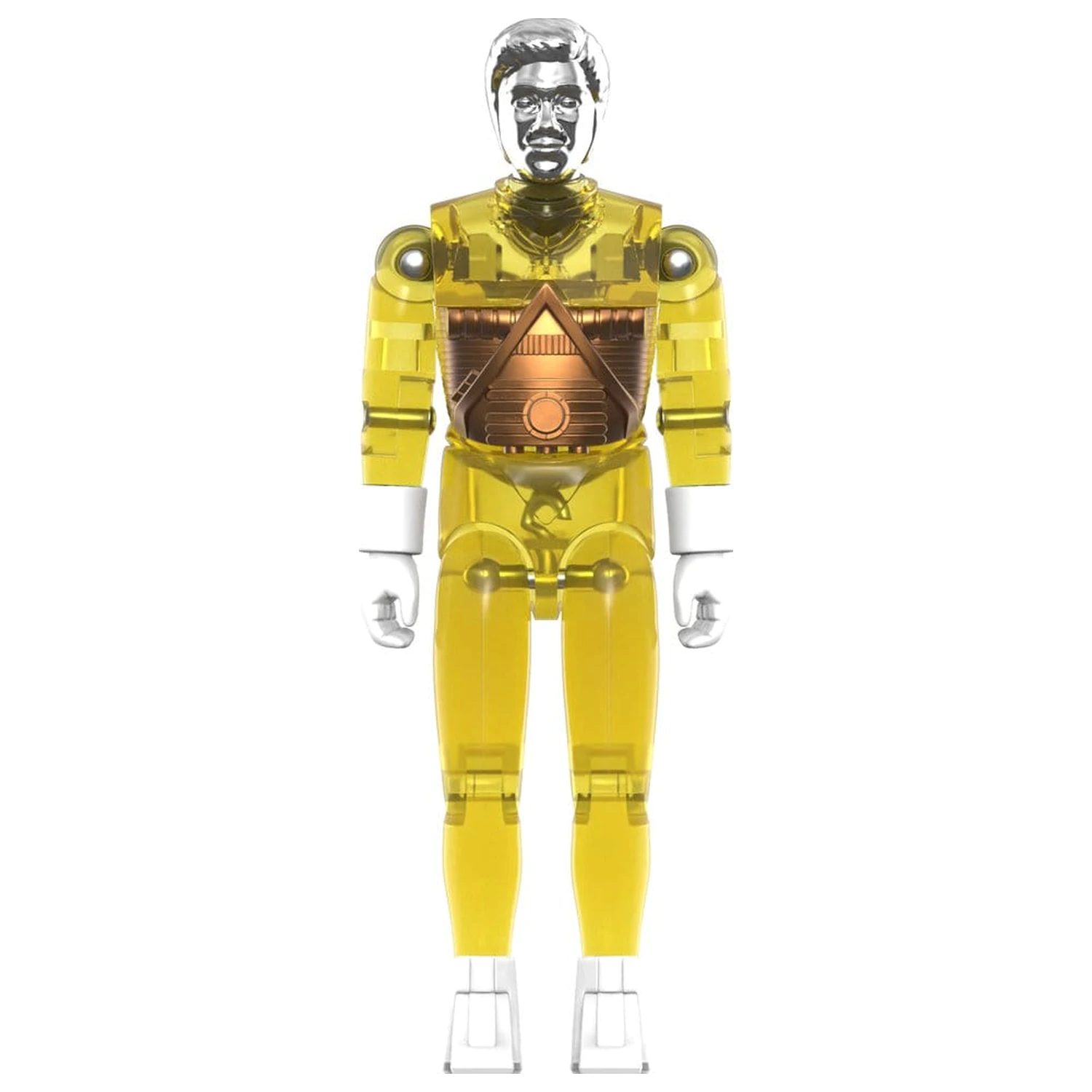Micronauts ReAction+ Actionfigur Wave 03 Time Traveler (Translucent Yellow) 10 cm Produktfoto