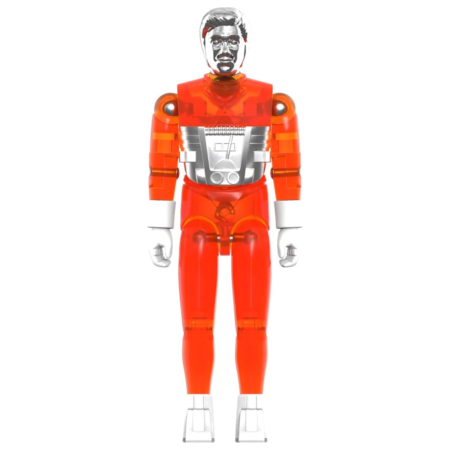 Micronauts ReAction+ Actionfigur Welle 04 Time Traveler (durchsichtig orange) Produktfoto
