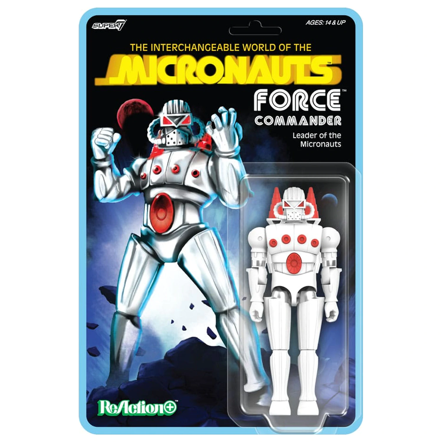 Micronauts ReAction+ Actionfigur Force Commander 9 cm Produktfoto
