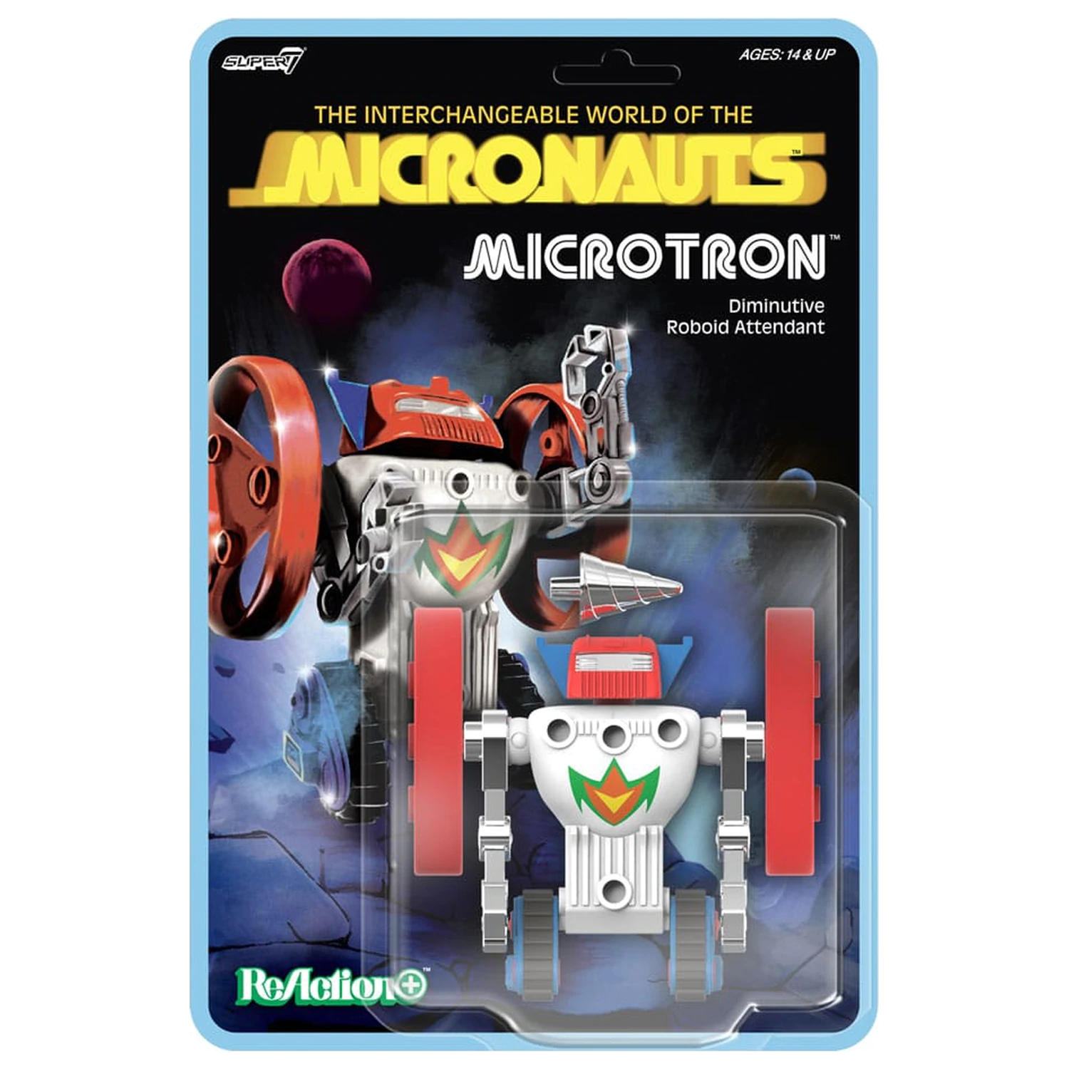 Micronauts ReAction+ Actionfigur Microtron 9 cm Produktfoto