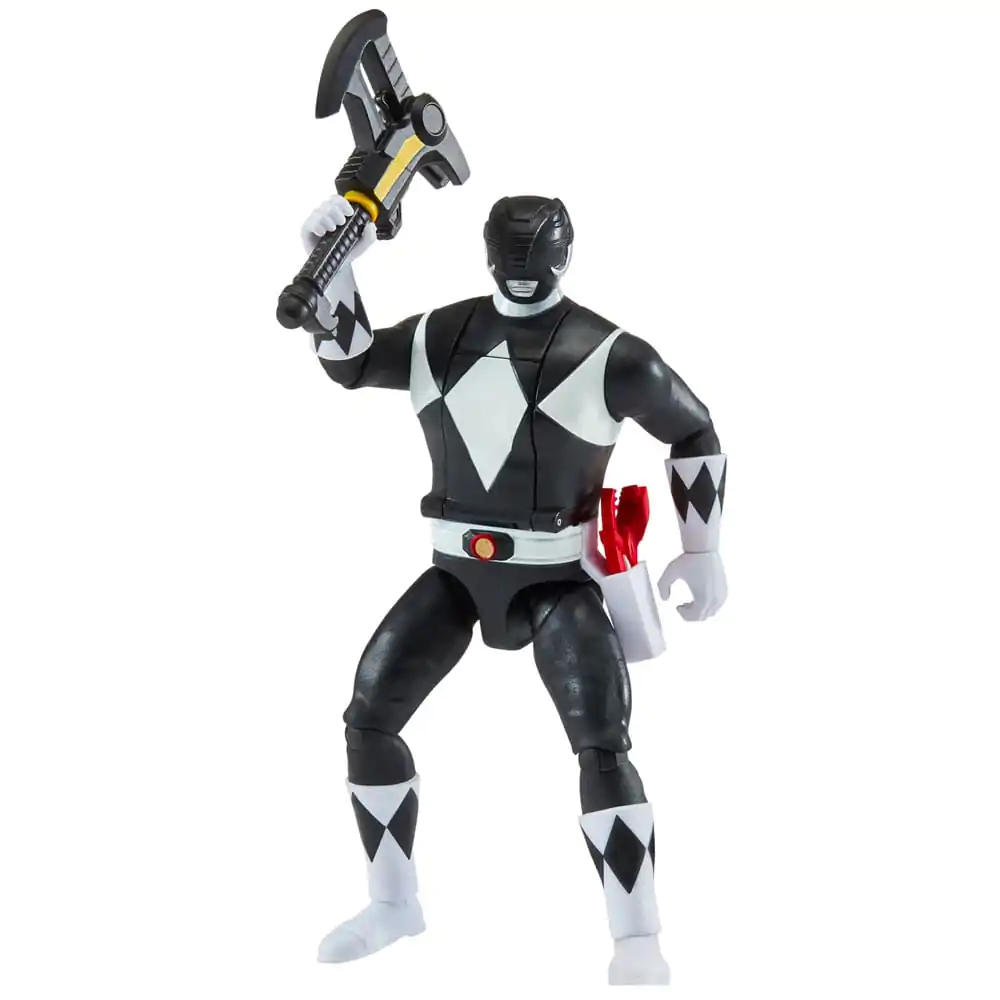 Mighty Morphin Power Rangers Action Figur Auto-Morphin Black Ranger 12 cm Produktfoto