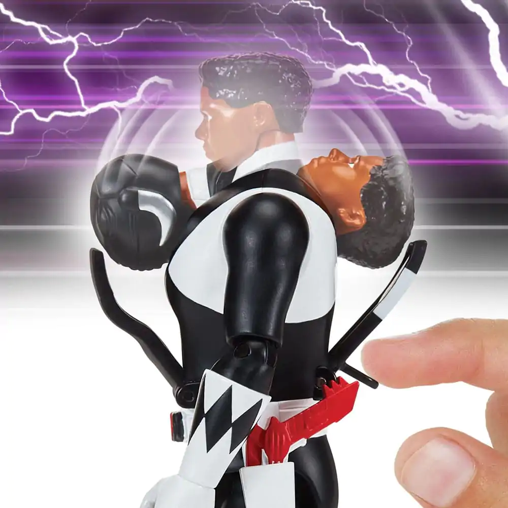 Mighty Morphin Power Rangers Action Figur Auto-Morphin Black Ranger 12 cm Produktfoto