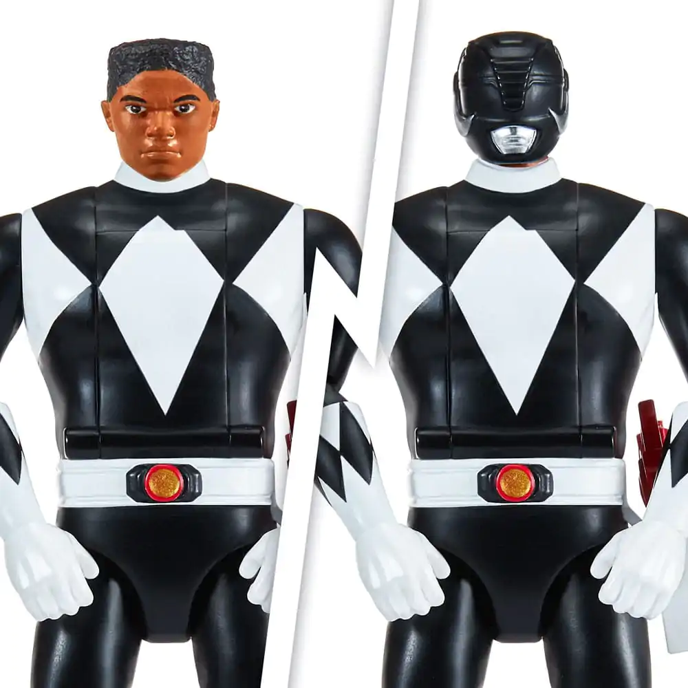 Mighty Morphin Power Rangers Action Figur Auto-Morphin Black Ranger 12 cm Produktfoto