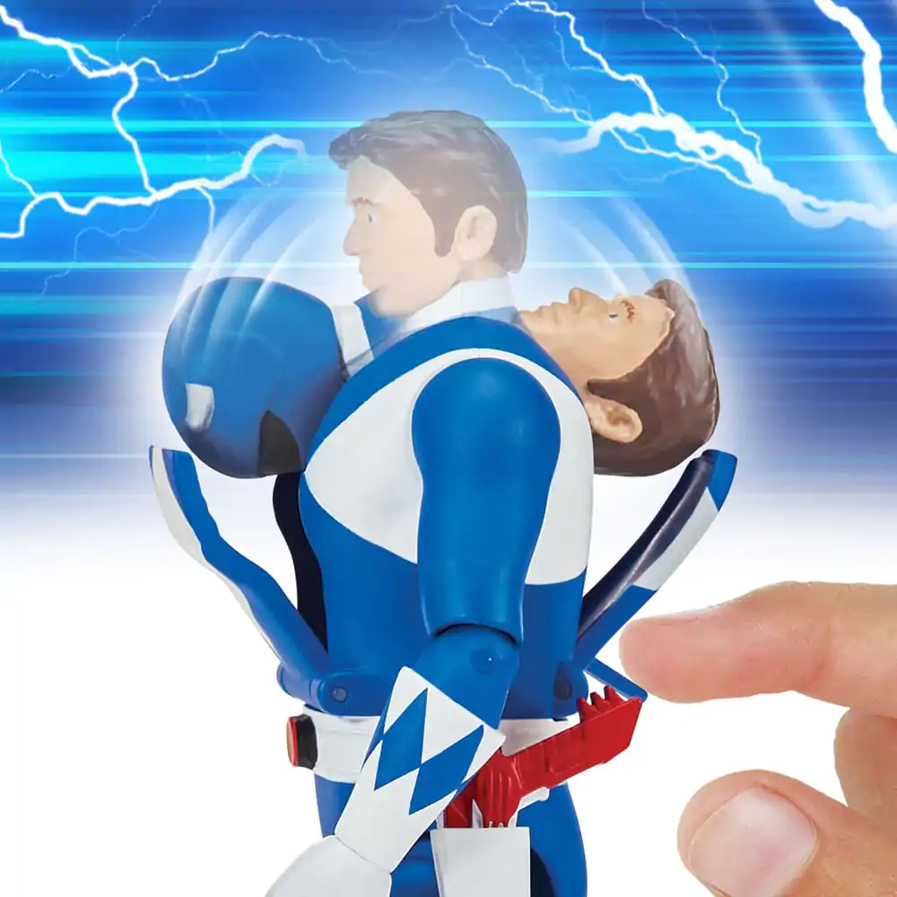 Mighty Morphin Power Rangers Actionfigur Auto-Morphin Blue Ranger 12 cm Produktfoto