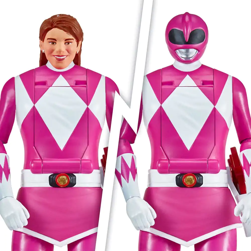 Mighty Morphin Power Rangers Action Figur Auto-Morphin Pink Ranger 12 cm Produktfoto