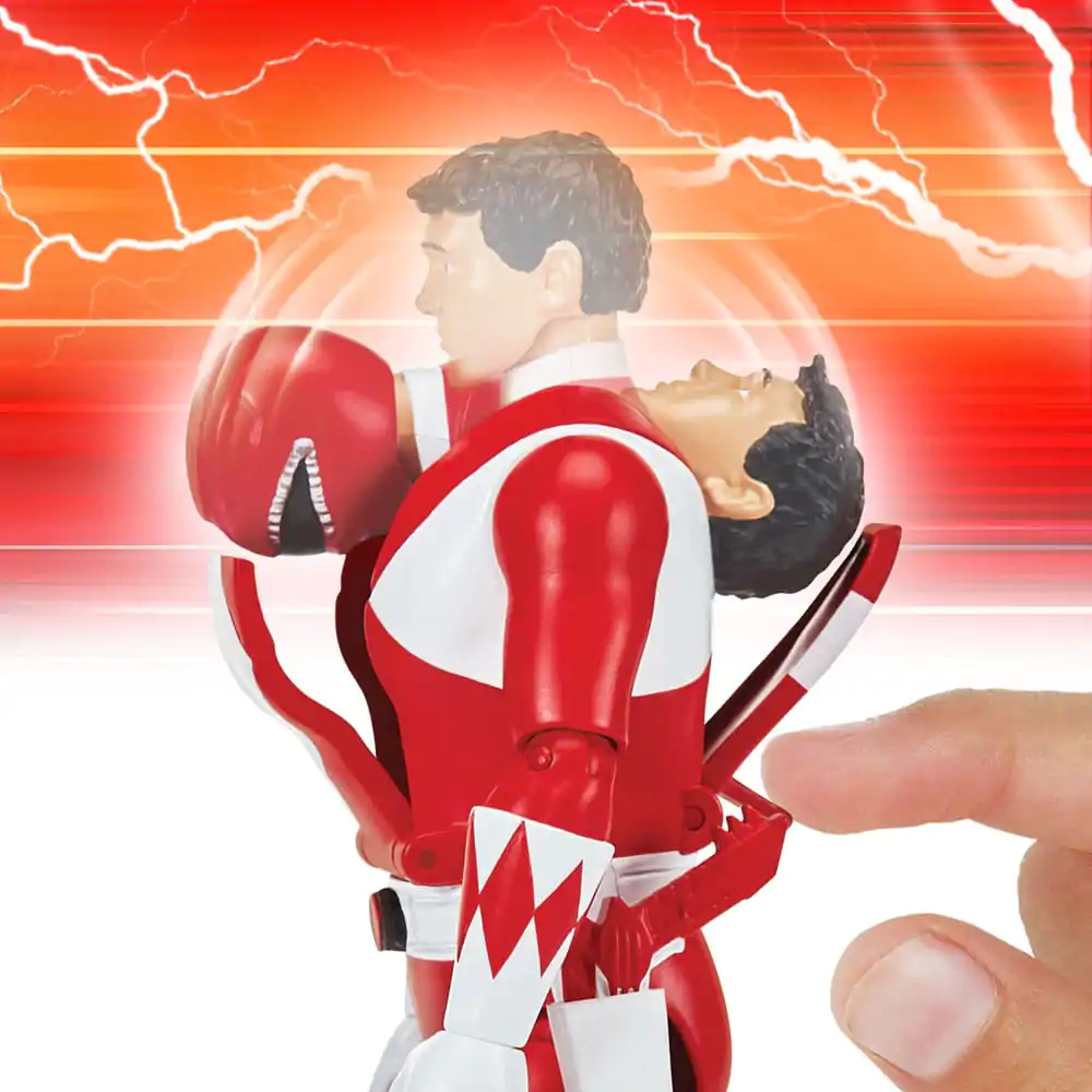 Mighty Morphin Power Rangers Actionfigur Auto-Morphin Red Ranger 12 cm Produktfoto