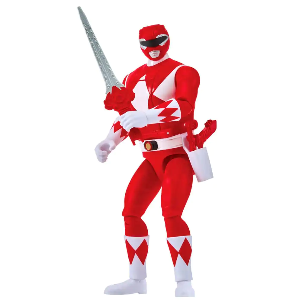 Mighty Morphin Power Rangers Actionfigur Auto-Morphin Red Ranger 12 cm Produktfoto