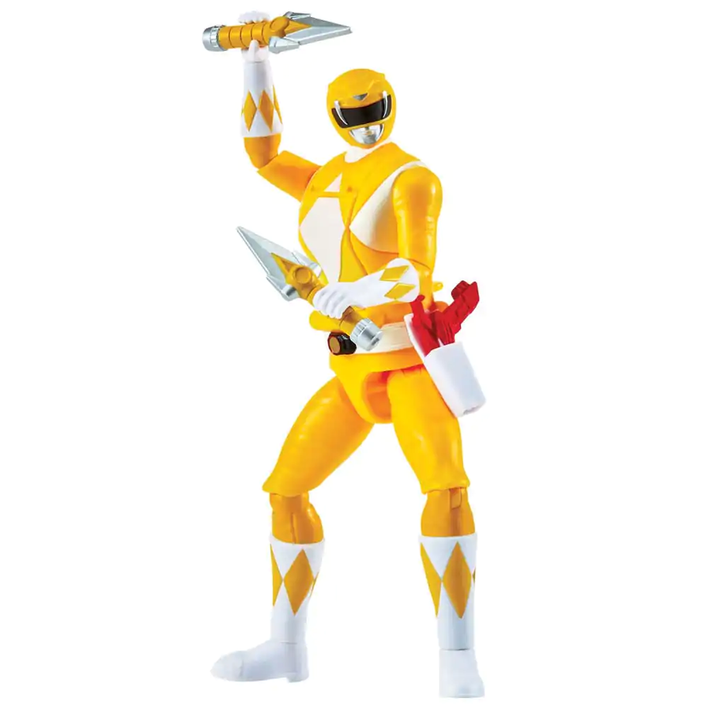 Mighty Morphin Power Rangers Action Figur Auto-Morphin Yellow Ranger 12 cm Produktfoto