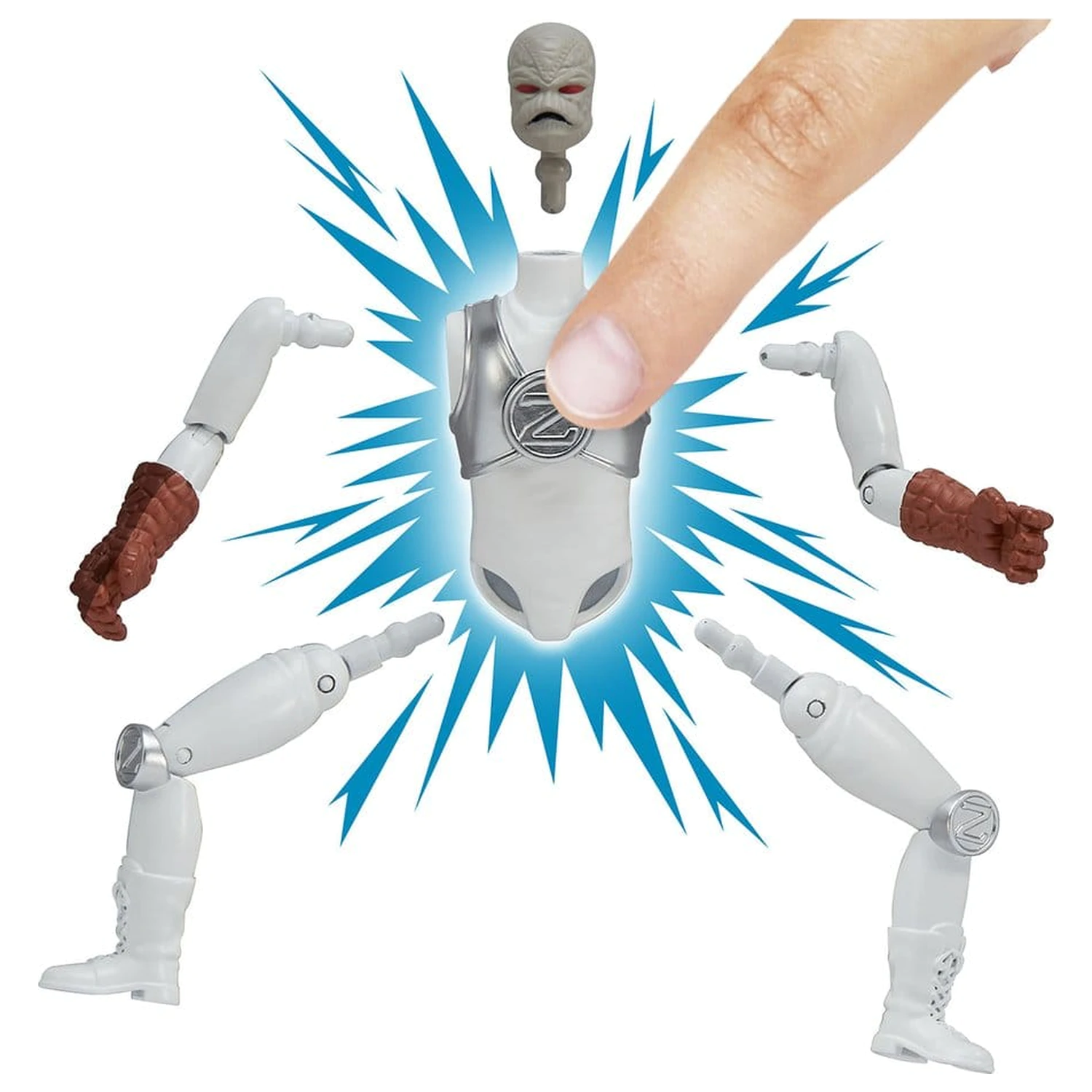 Mighty Morphin Power Rangers Einfache Action-Figur Z-Putty Produktfoto