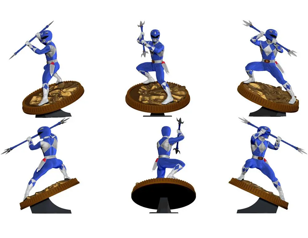 Mighty Morphin Power Rangers PVC Statue Blue Ranger 23 cm Produktfoto