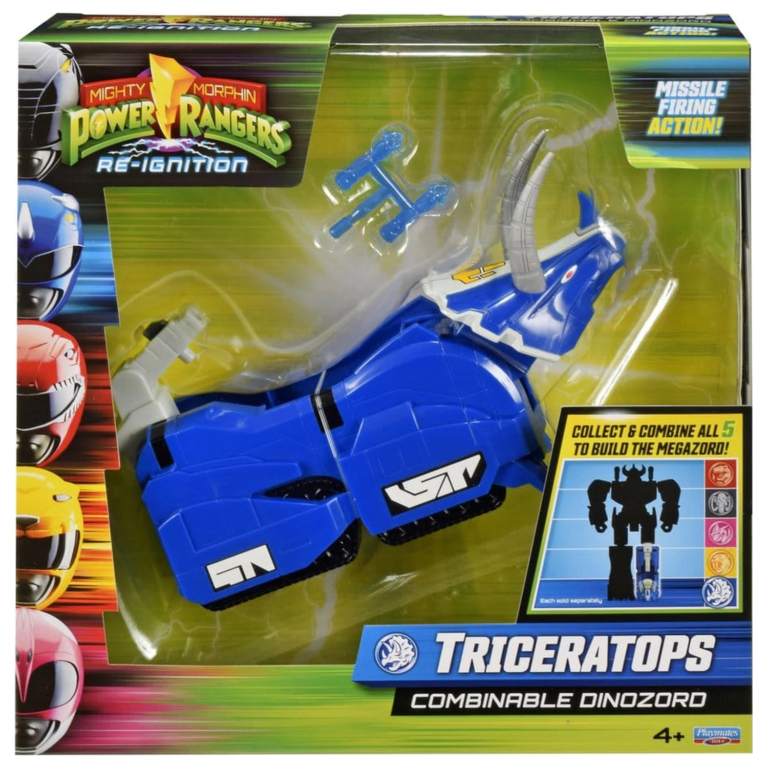 Mighty Morphin Power Rangers Kombinierbare Dinozord Action-Figur Triceratops 20 cm Produktfoto