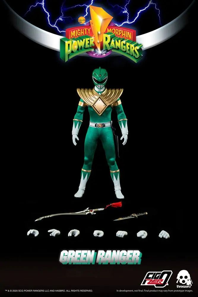 Mighty Morphin Power Rangers FigZero Actionfigur 1/6 Green Ranger 30 cm Produktfoto
