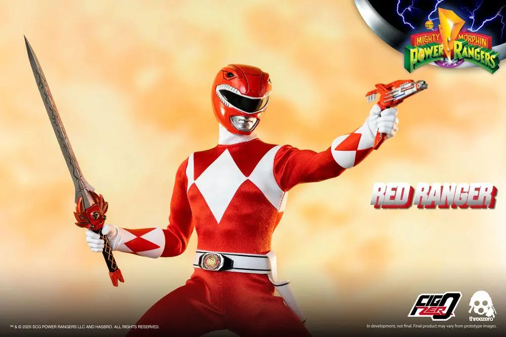 Mighty Morphin Power Rangers FigZero Actionfigur 1/6 Red Ranger 30 cm Produktfoto