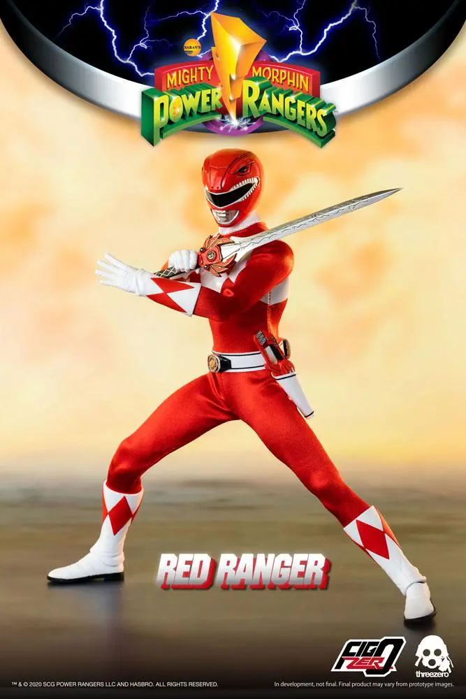 Mighty Morphin Power Rangers FigZero Actionfigur 1/6 Red Ranger 30 cm Produktfoto