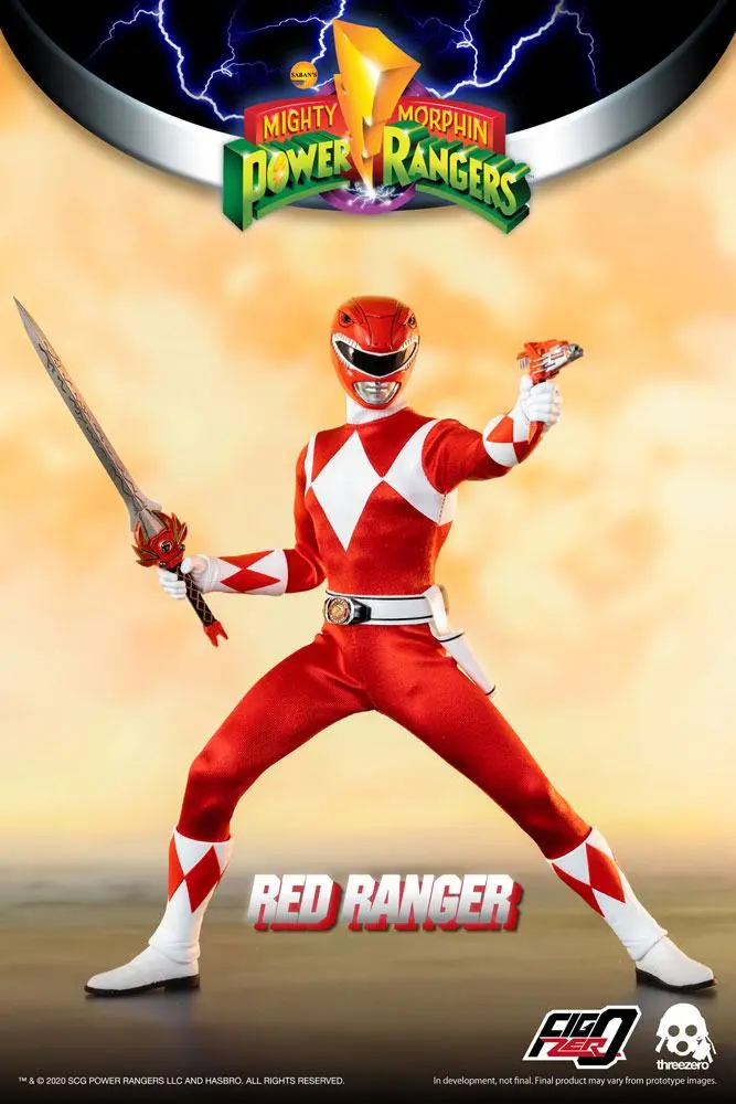 Mighty Morphin Power Rangers FigZero Actionfigur 1/6 Red Ranger 30 cm Produktfoto