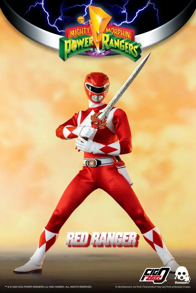 Mighty Morphin Power Rangers FigZero Actionfigur 1/6 Red Ranger 30 cm Produktfoto